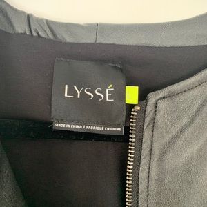 LYSSE Faux leather Embroidered Jacket